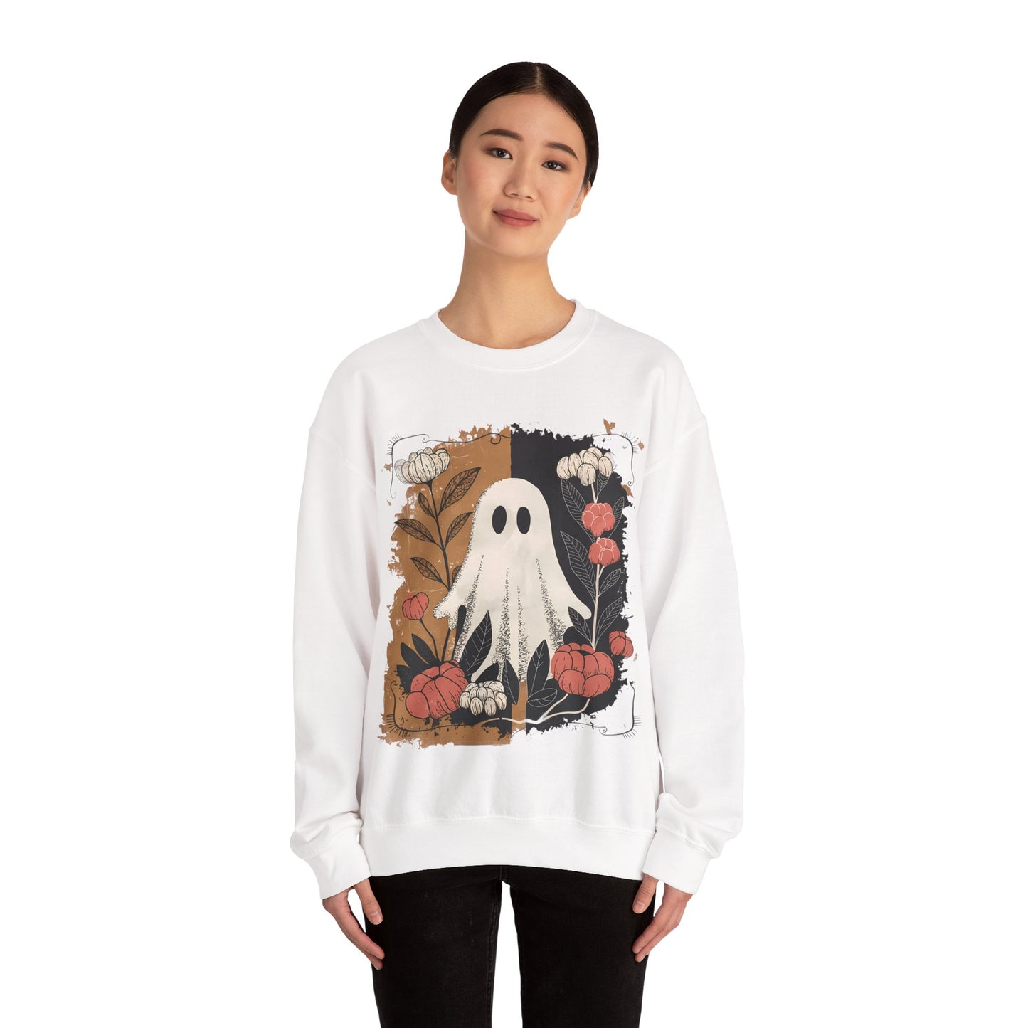 Ghostly Floral Sweatshirt