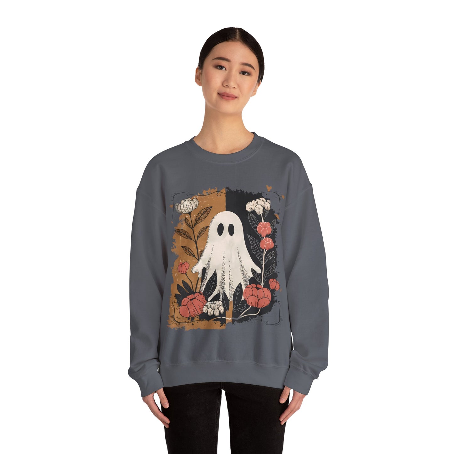 Ghostly Floral Sweatshirt