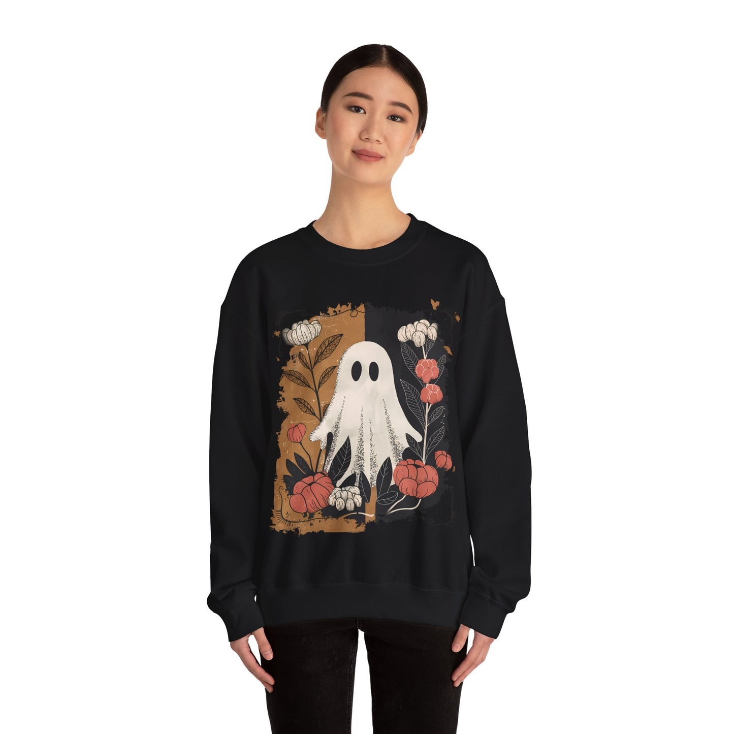 Ghostly Floral Sweatshirt