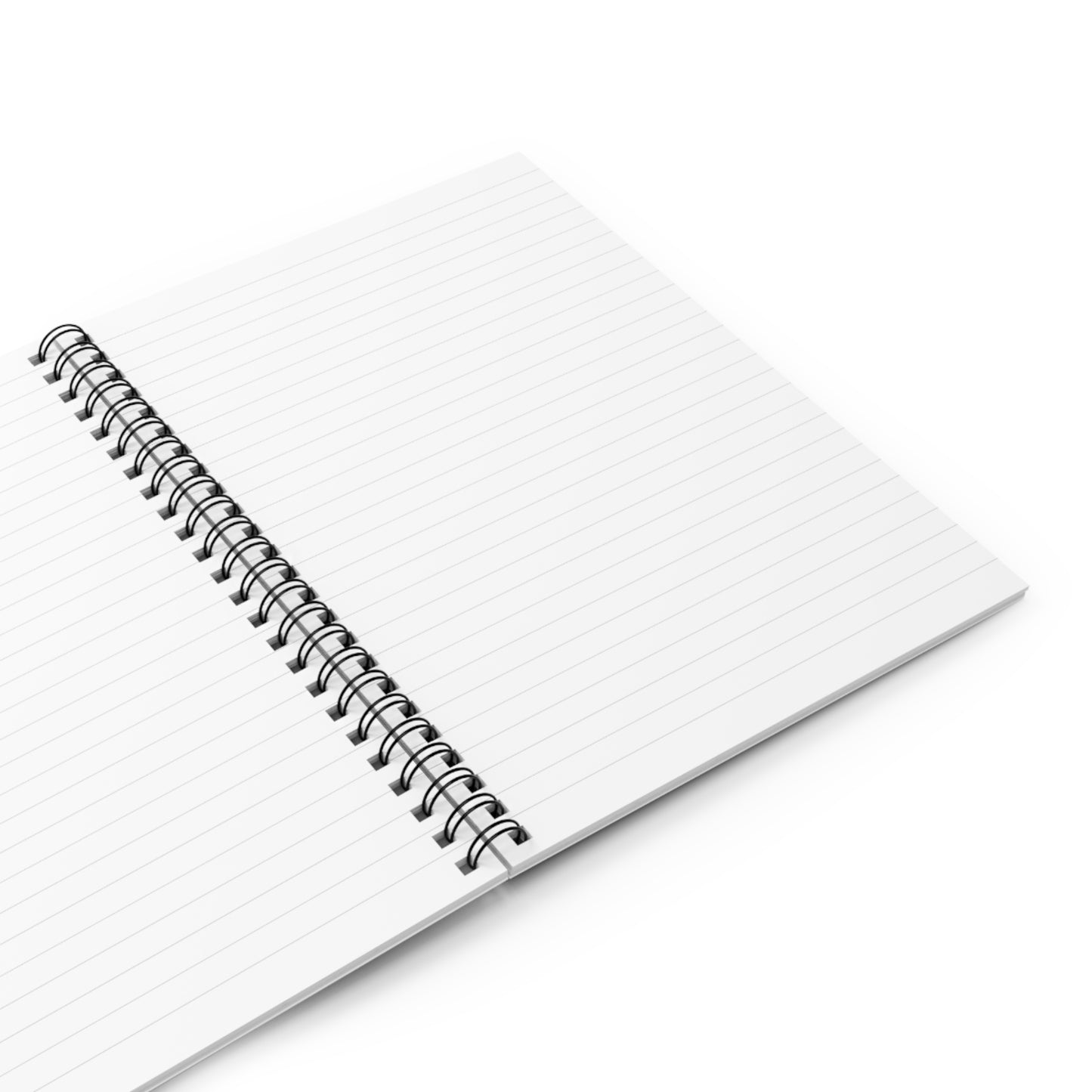 Skull Rose Spiral Notebook