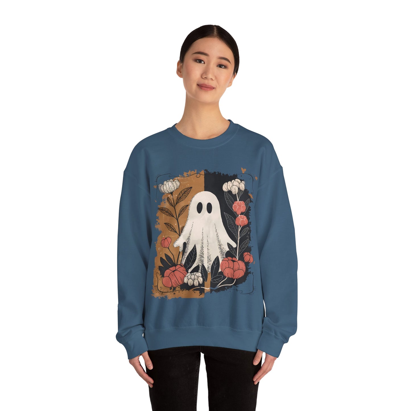 Ghostly Floral Sweatshirt