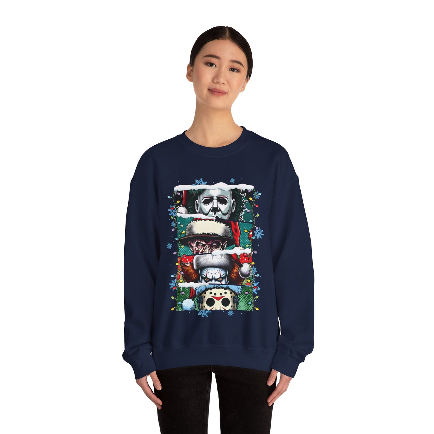 Festive Horror Crewneck Sweatshirt