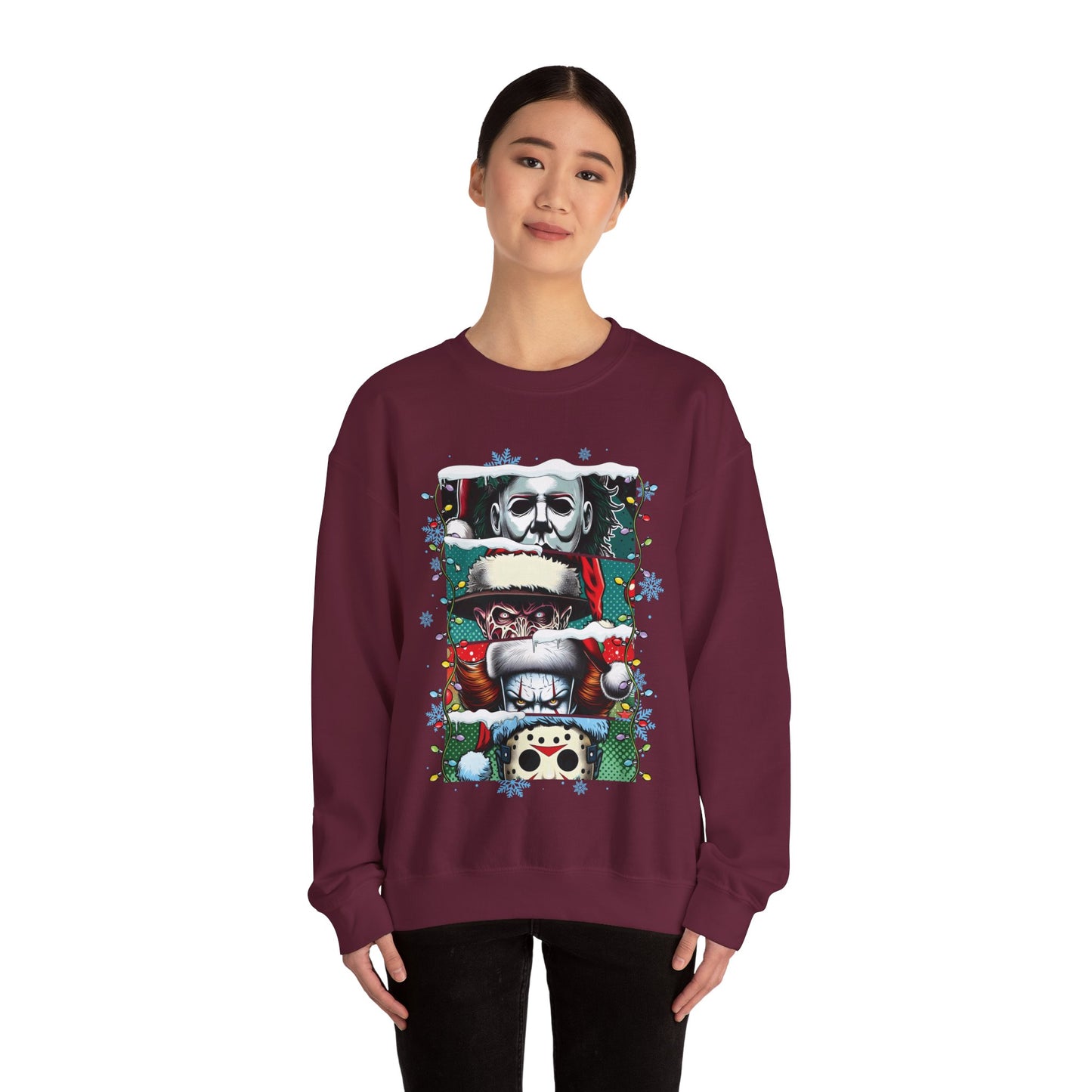 Festive Horror Crewneck Sweatshirt
