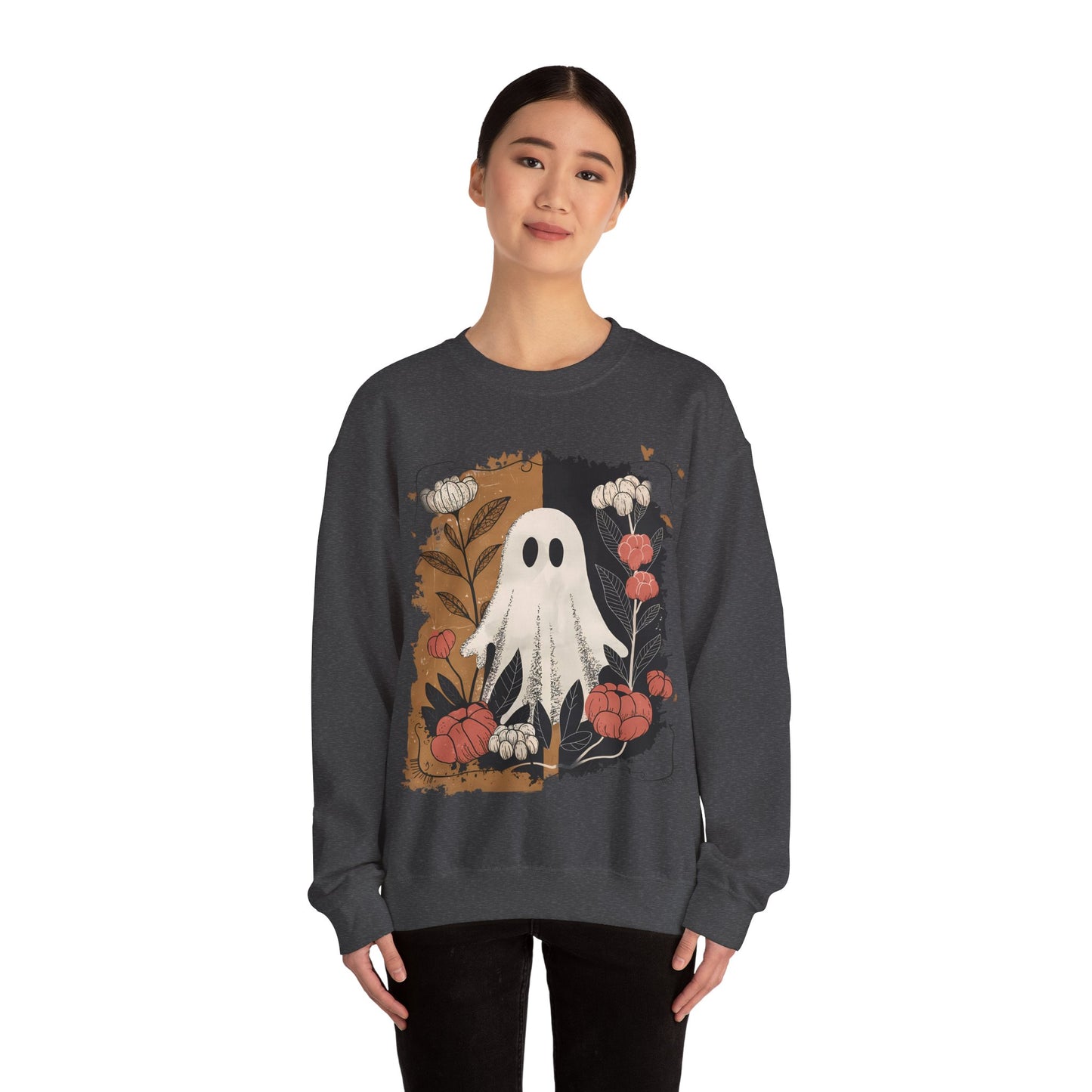 Ghostly Floral Sweatshirt