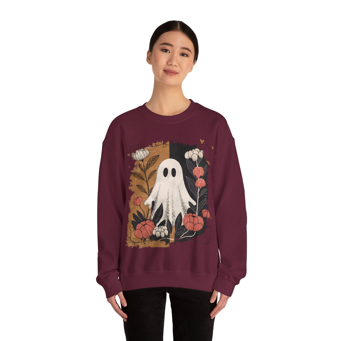 Ghostly Floral Sweatshirt