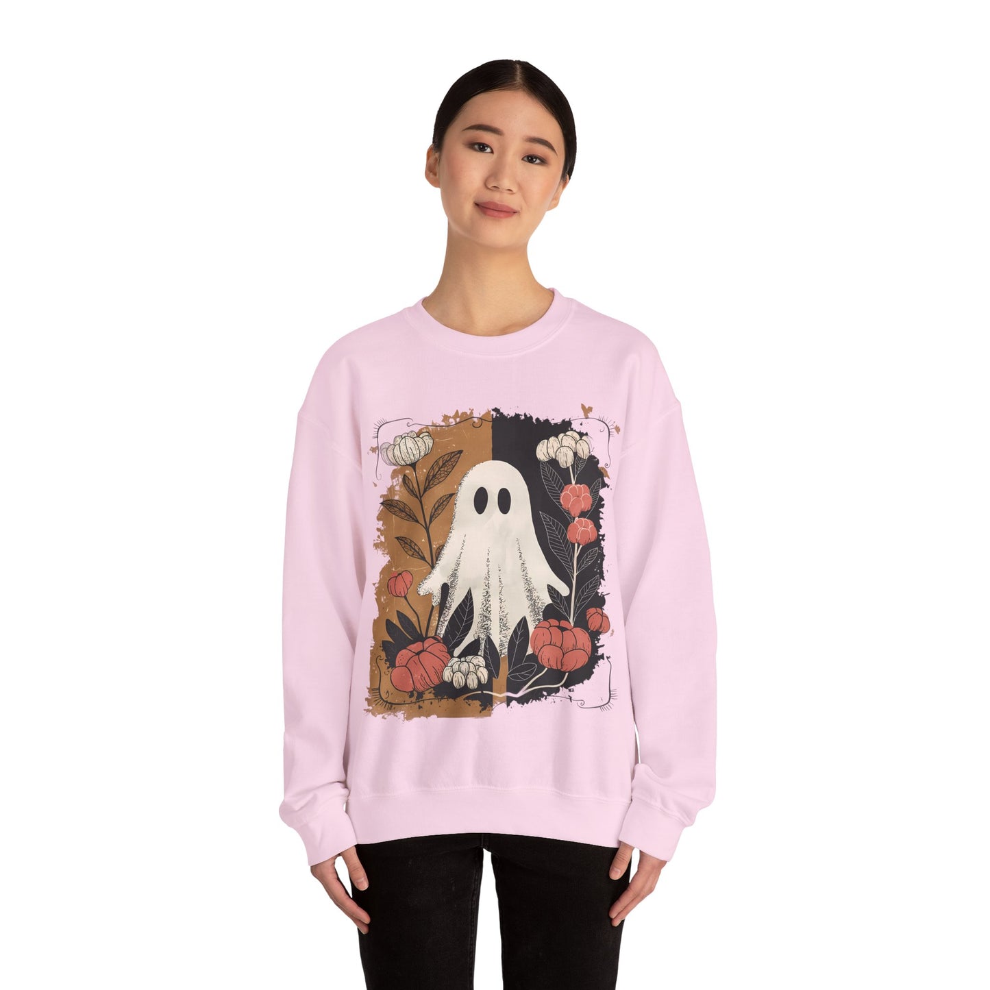 Ghostly Floral Sweatshirt