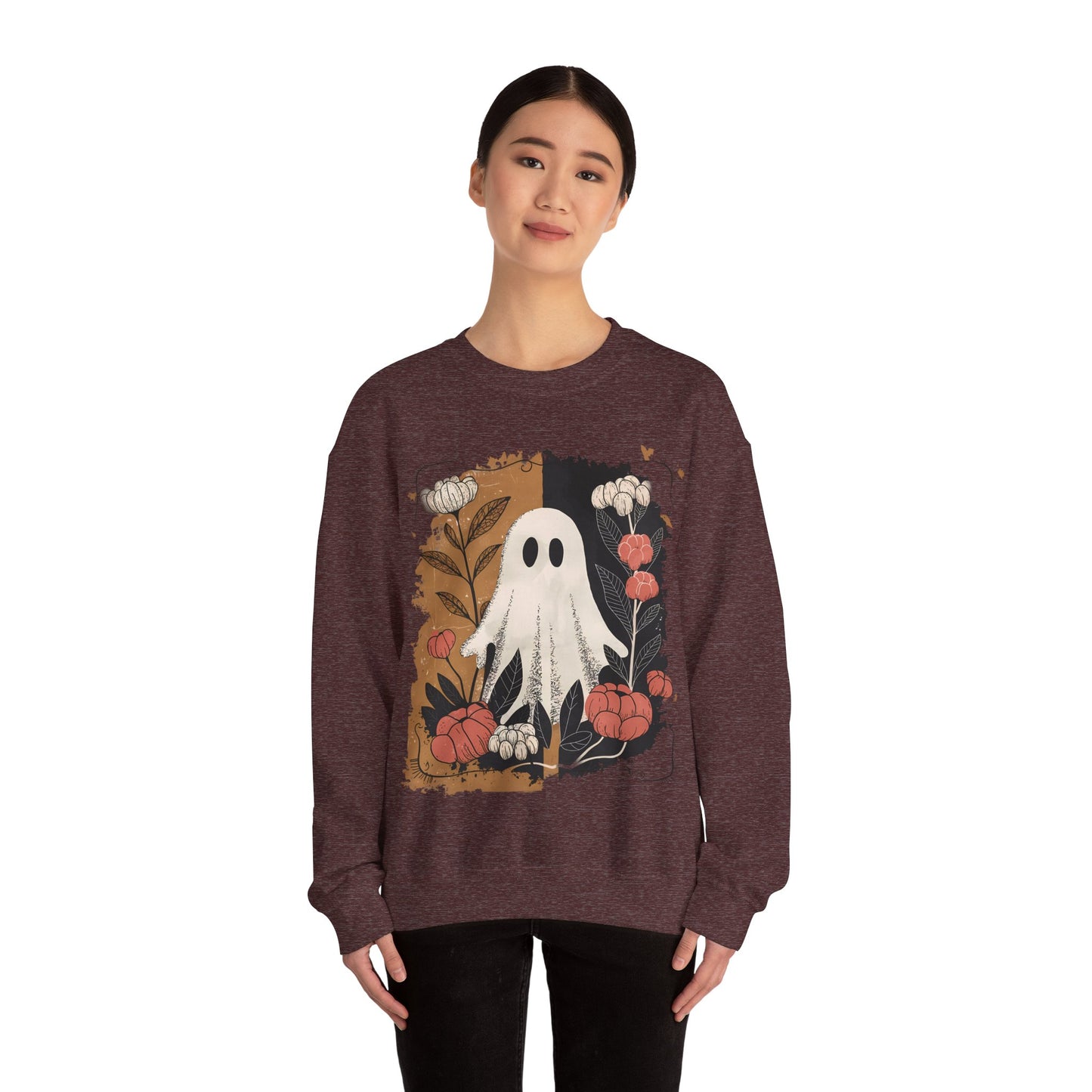 Ghostly Floral Sweatshirt