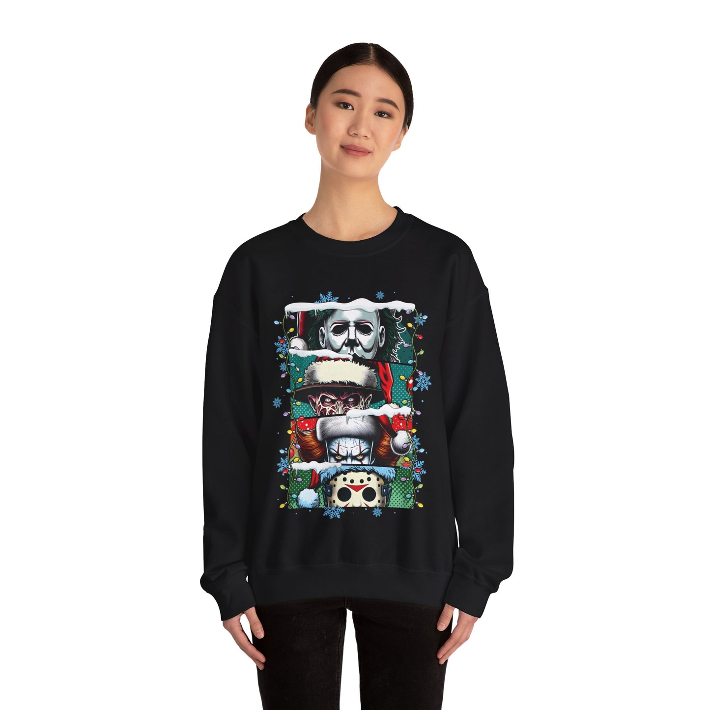 Festive Horror Crewneck Sweatshirt
