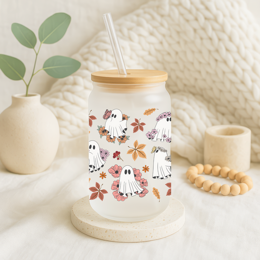 Floral Ghost Libby Cup