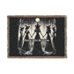 Girls Will Be Girls Woven Blanket — Moonlit Gothic Throw for Cozy, Witchy Décor