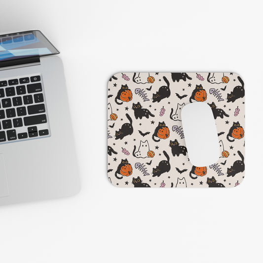Halloween Cat Mouse Pad