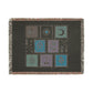Boho Tarot Patch Woven Throw Blanket