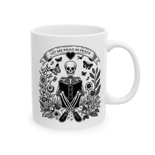Let me read in peace Mug 11 oz