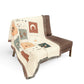 Boho Tarot Patch Woven Throw Blanket