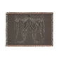 Girls Will Be Girls Woven Blanket — Moonlit Gothic Throw for Cozy, Witchy Décor