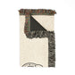 Woven Blanket — Celestial Snake Tapestry Throw (Moon Phase, Botanical Motif)