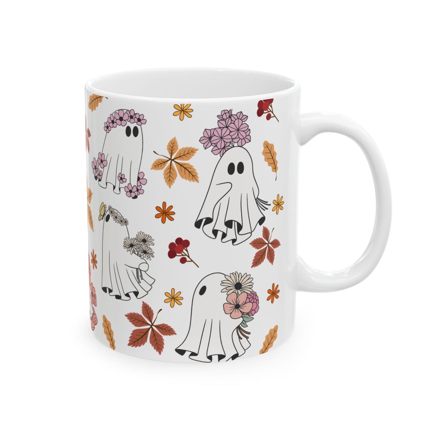 Ghost Floral Mug