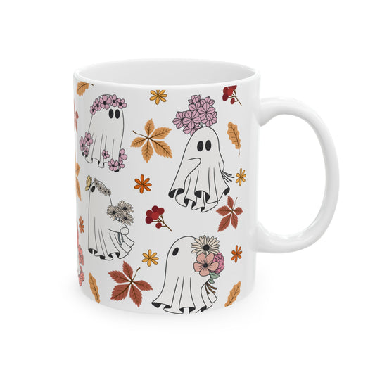 Ghost Floral Mug