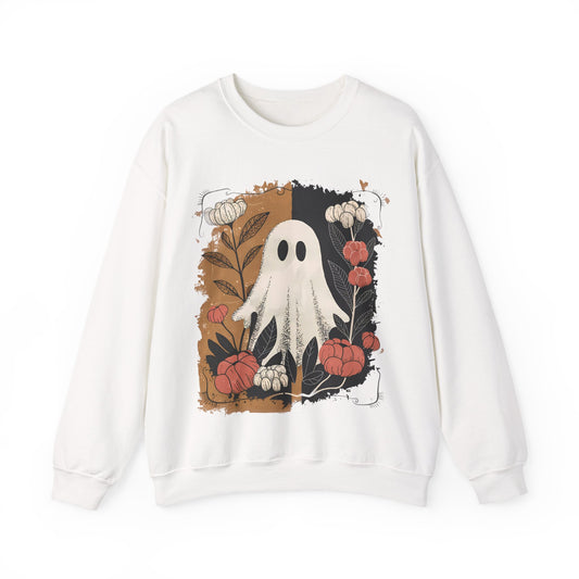 Ghostly Floral Sweatshirt